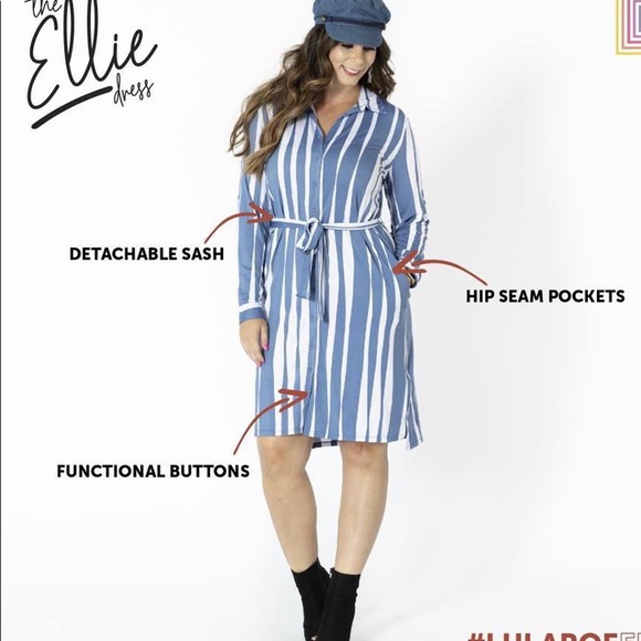 LulaRoe ELLIE DRESS 3X - Picture 11 of 11
